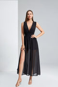 Q25 Convertible Tie Maxi Dress