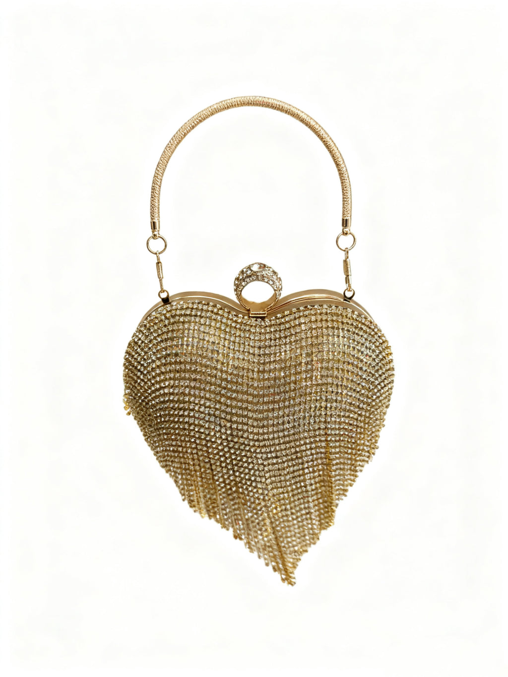 Heart-Shaped Evening Clutch