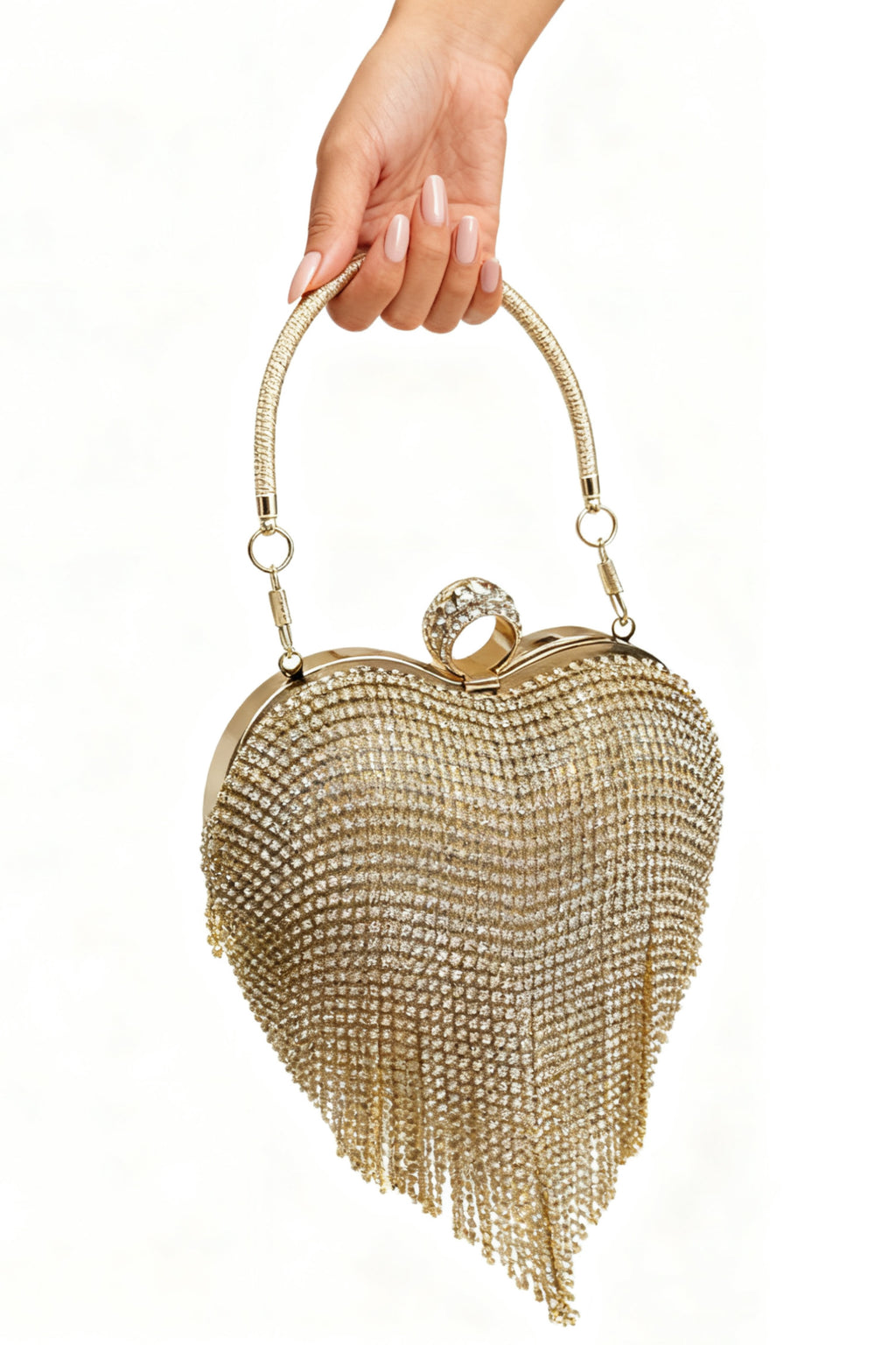 Heart-Shaped Evening Clutch