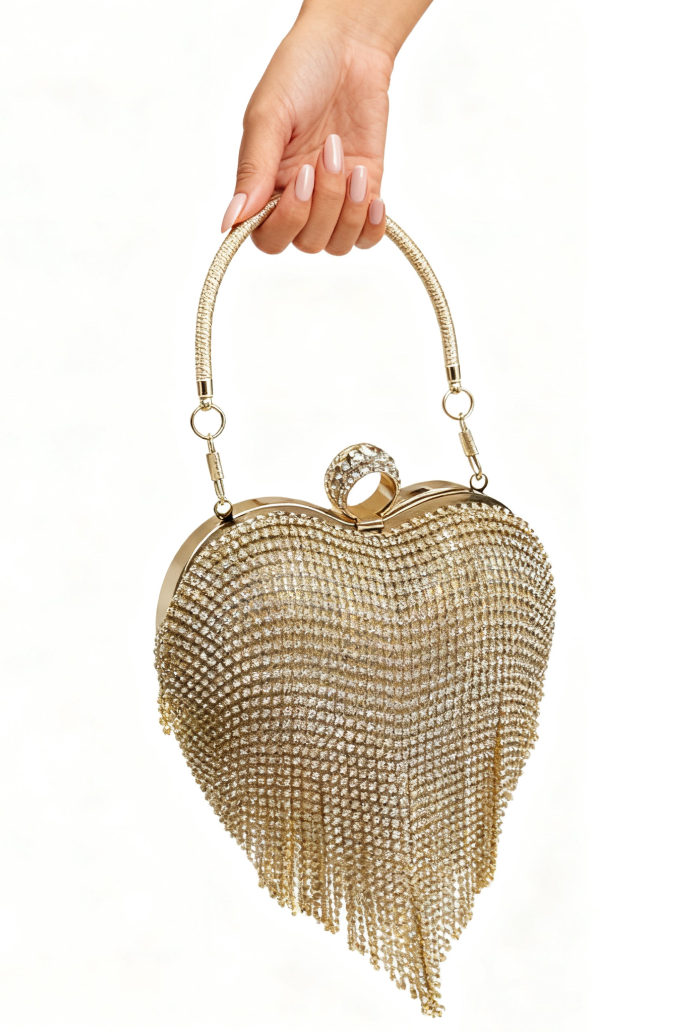 Heart-Shaped Evening Clutch