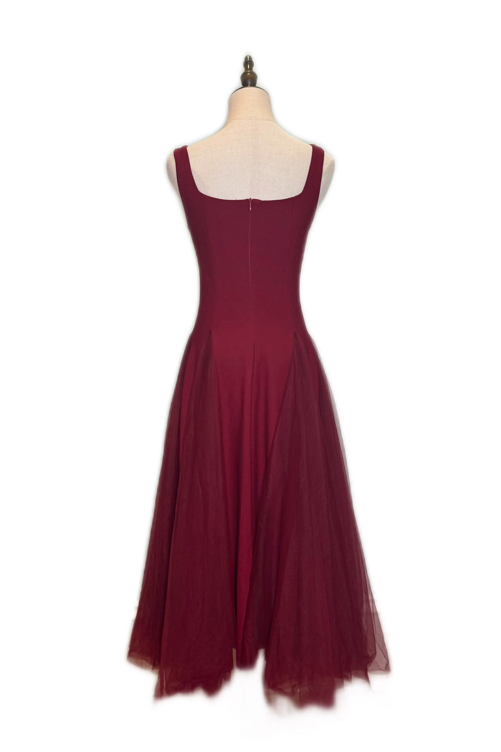 Q25 Fit & Flare Mesh Dress