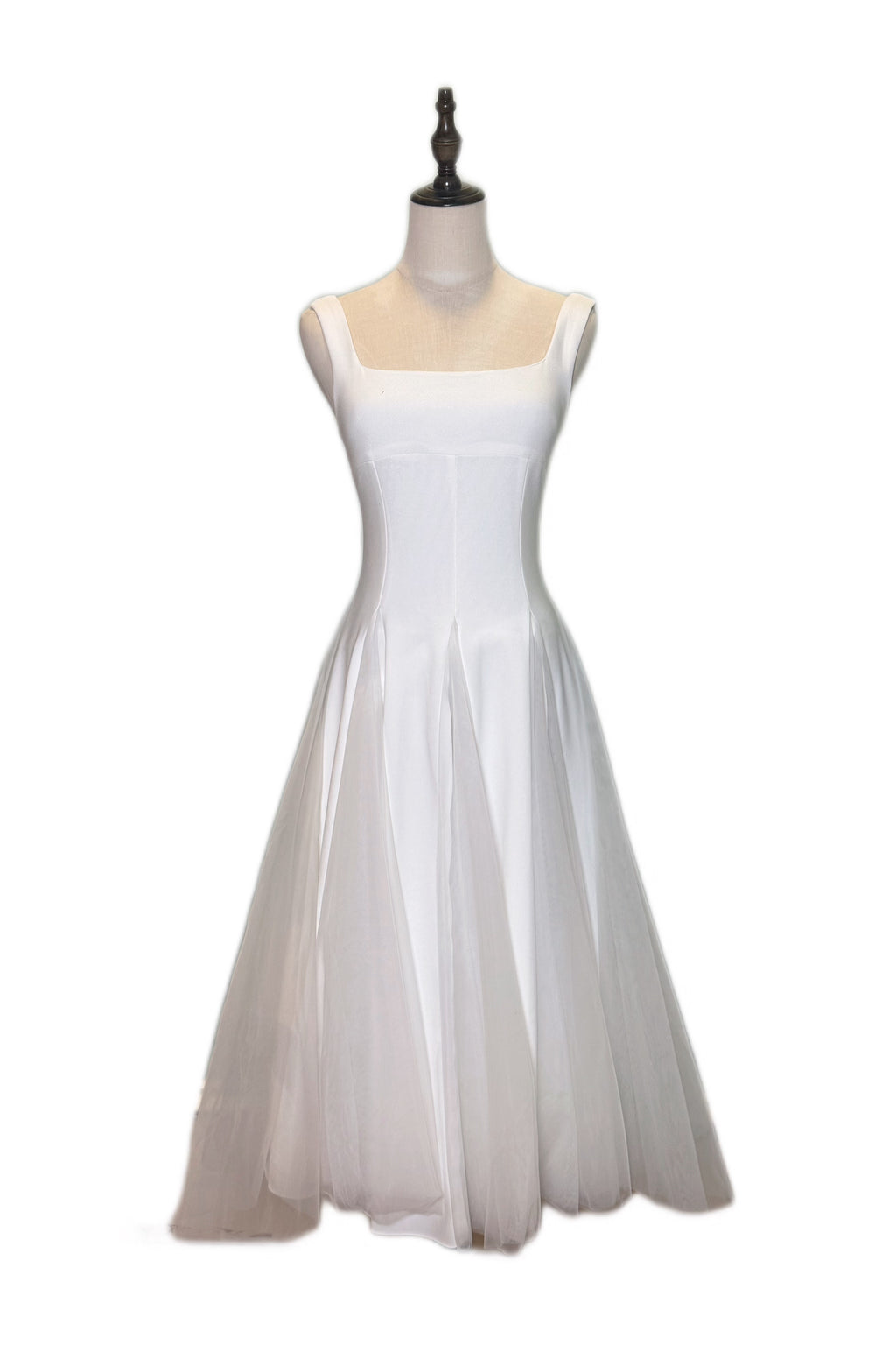 Q25 Fit & Flare Mesh Dress