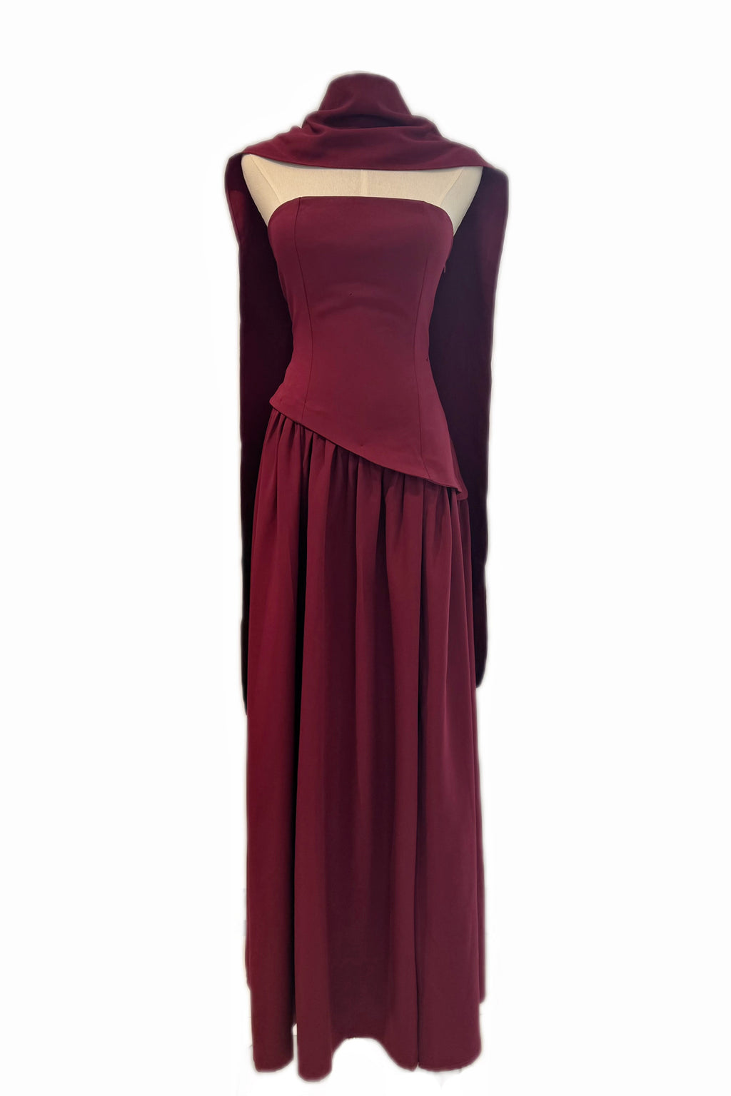 Q25 Draped Maxi Dress with Slit