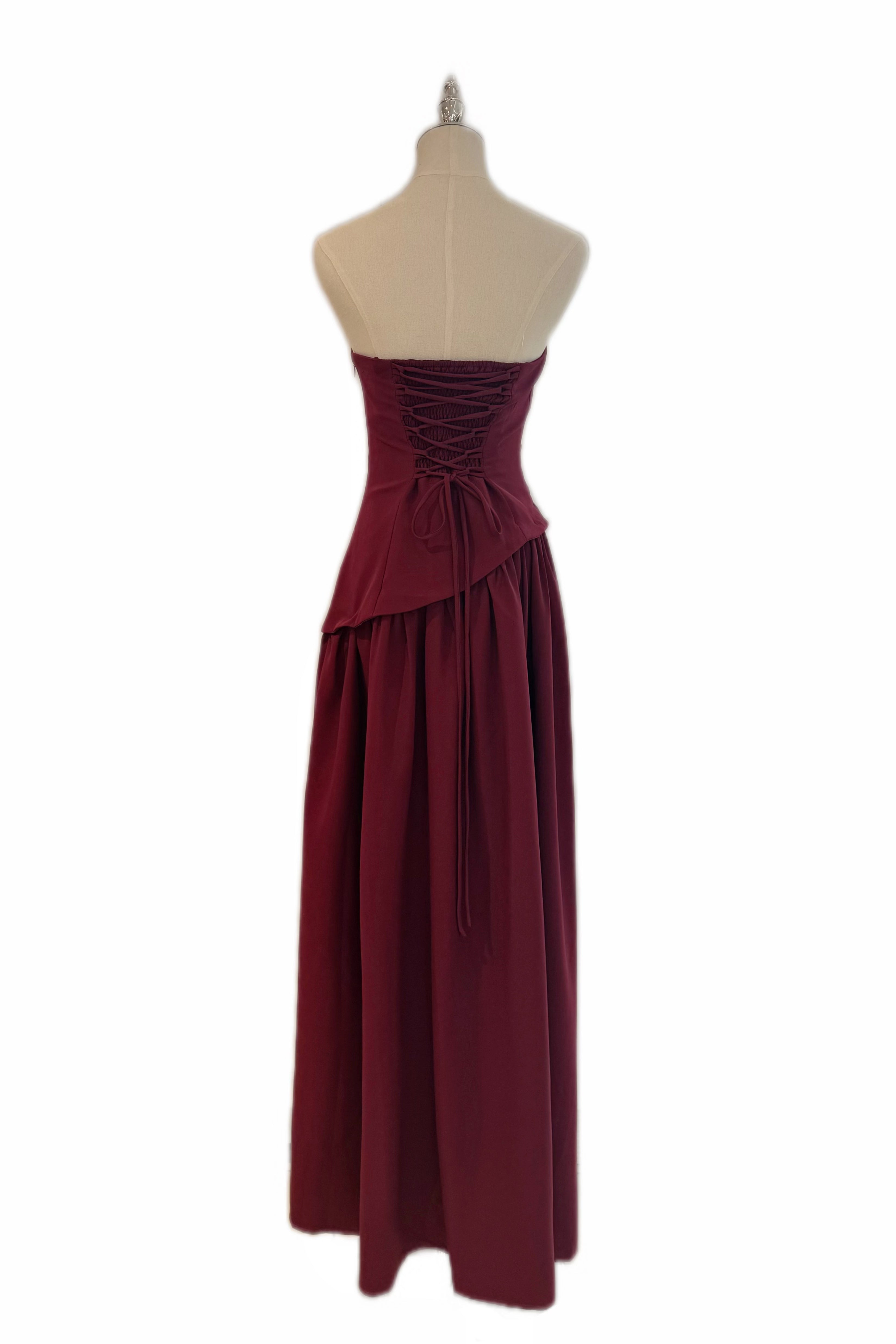Q25 Draped Maxi Dress with Slit Queenia Fashion Q25 Draped Maxi Dress with Slit Queenia Fashion