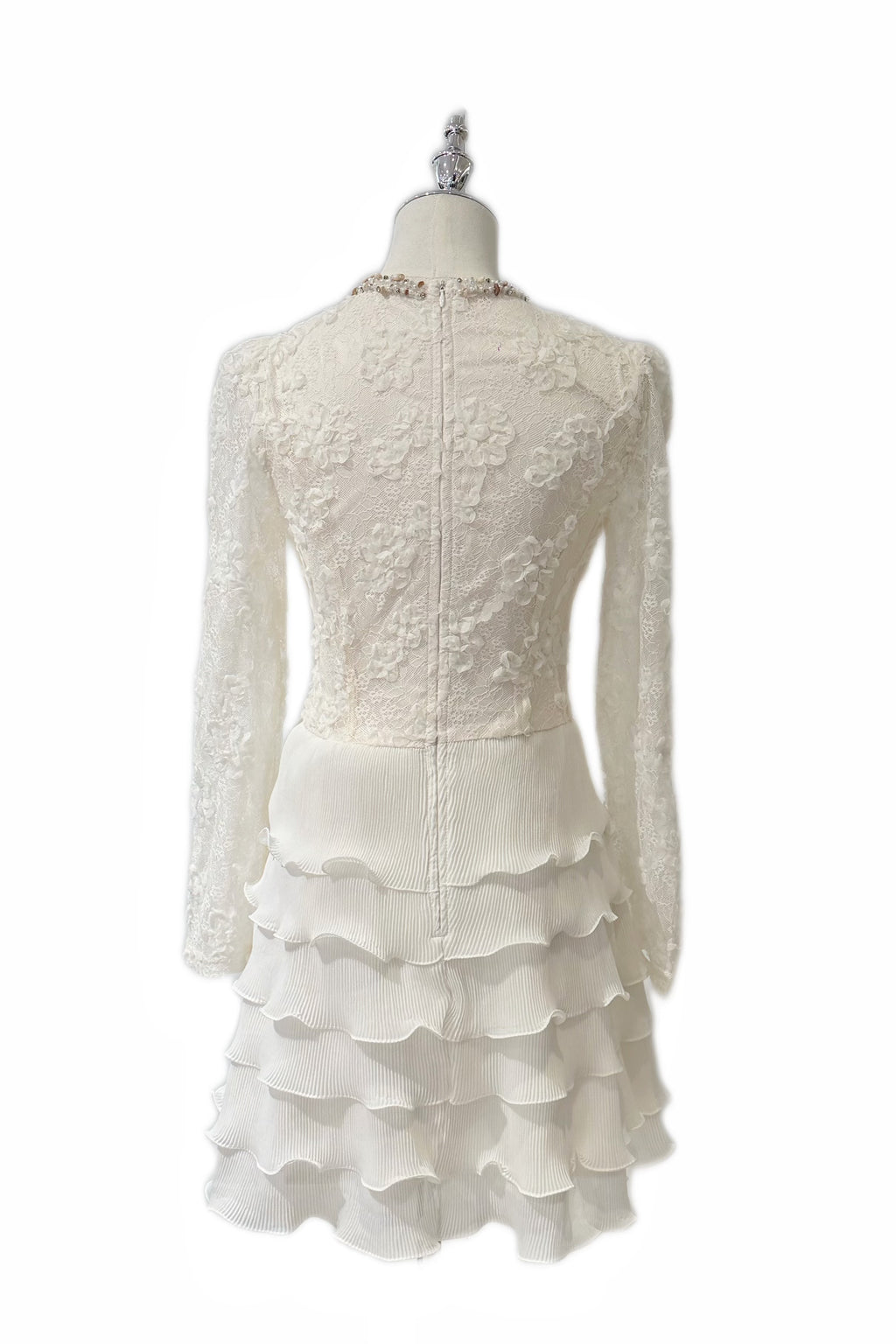 Q25 Lace & Ruffle Layer Dress