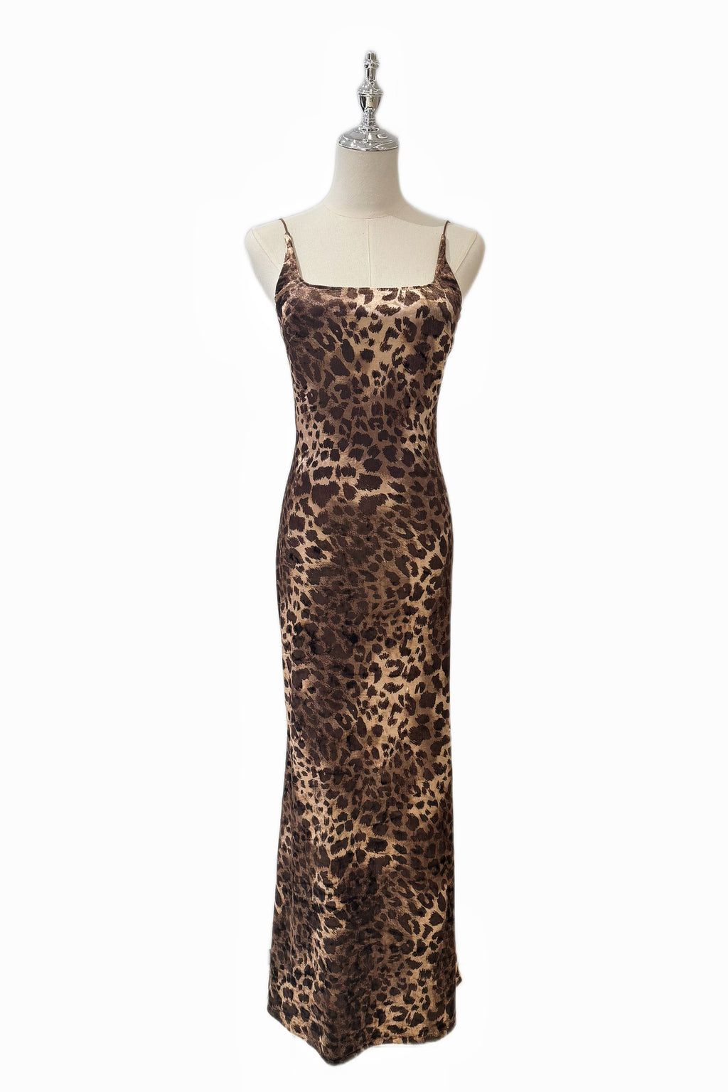 Q25 Velvet Leopard Bodycon Dress