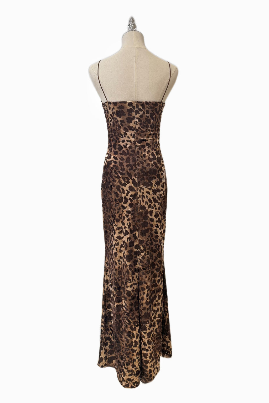 Q25 Velvet Leopard Bodycon Dress
