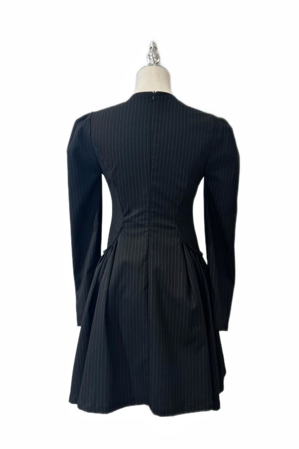 Q25 Pinstripe Blazer Mini Dress