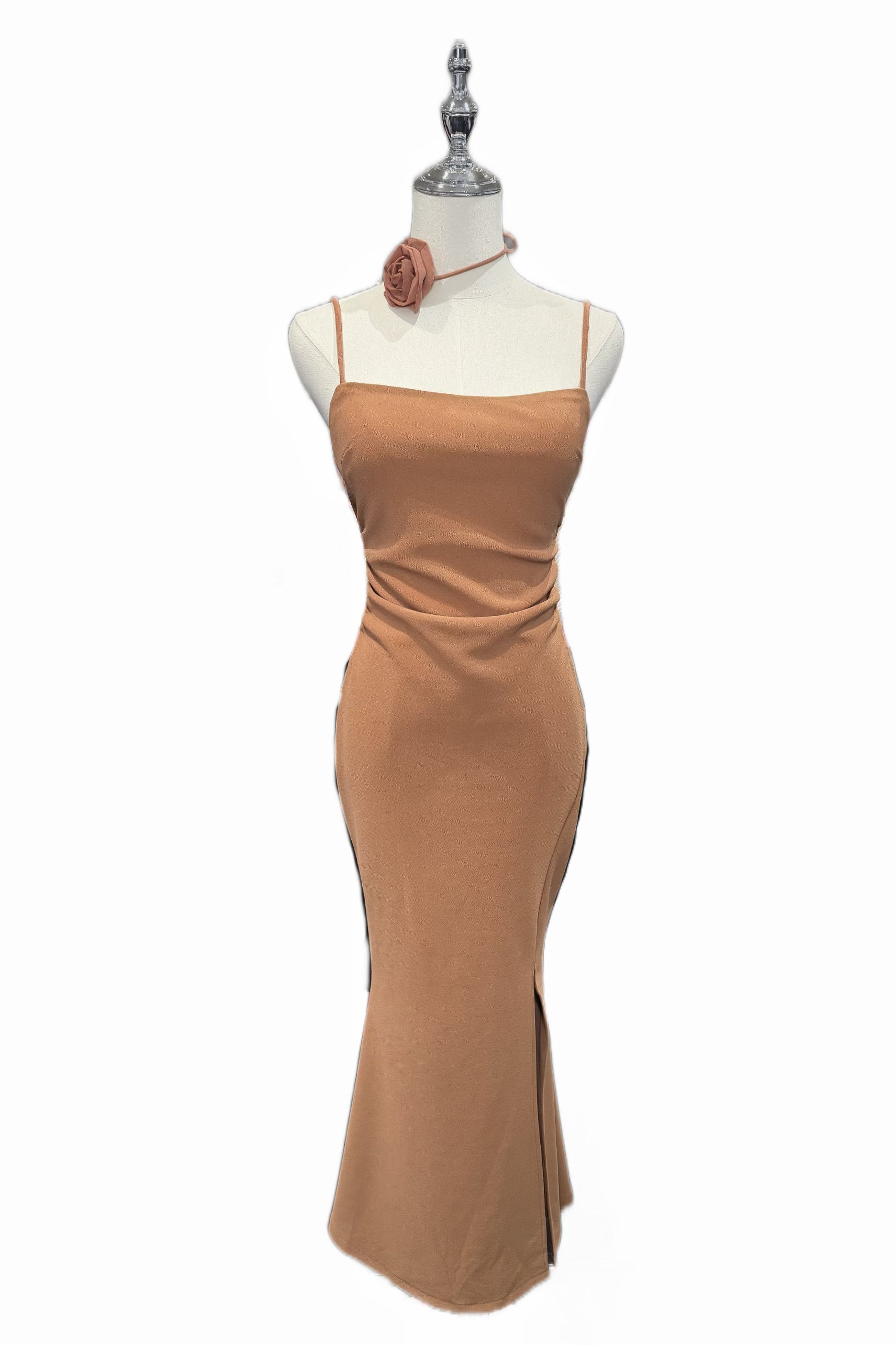 Q25 Ruched Cocktail Flower Dress