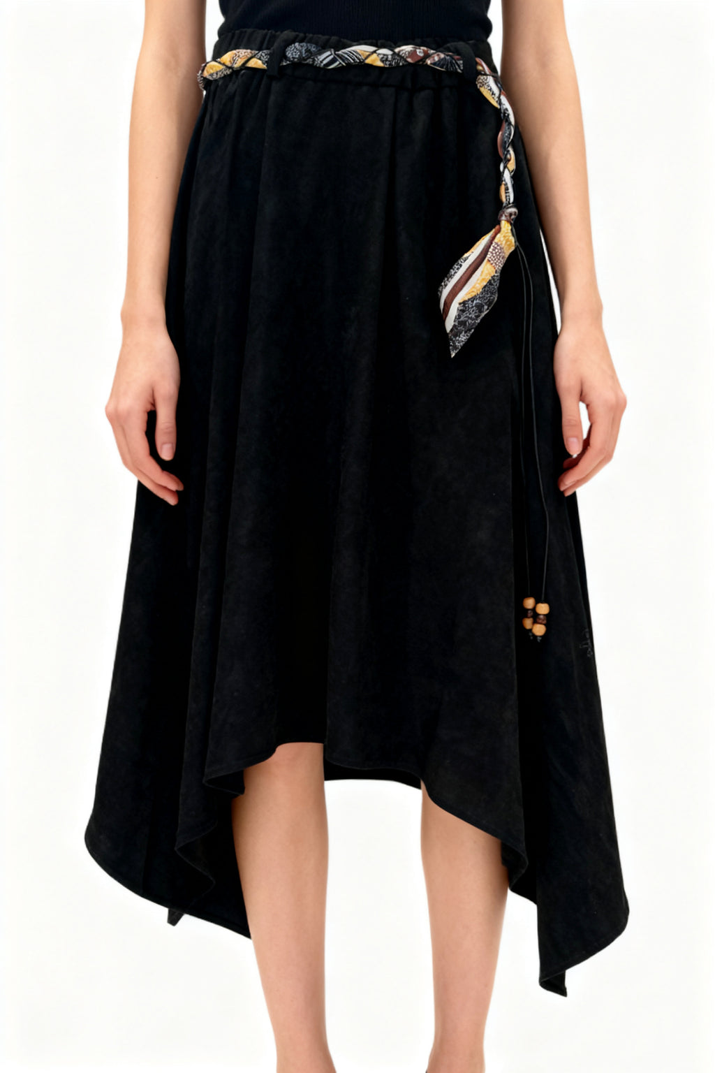 Q25 Suede Midi Skirt