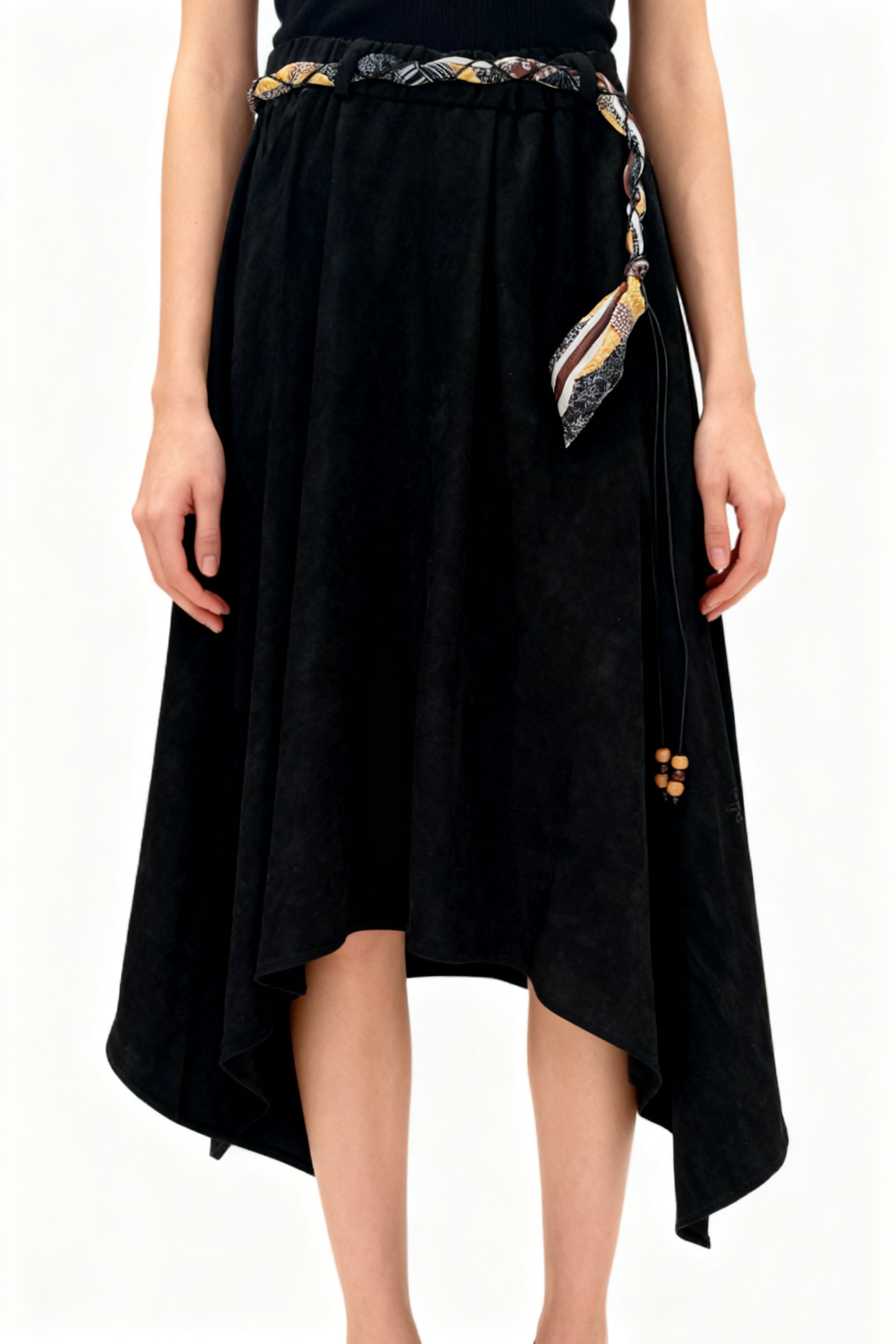 Q25 Suede Midi Skirt
