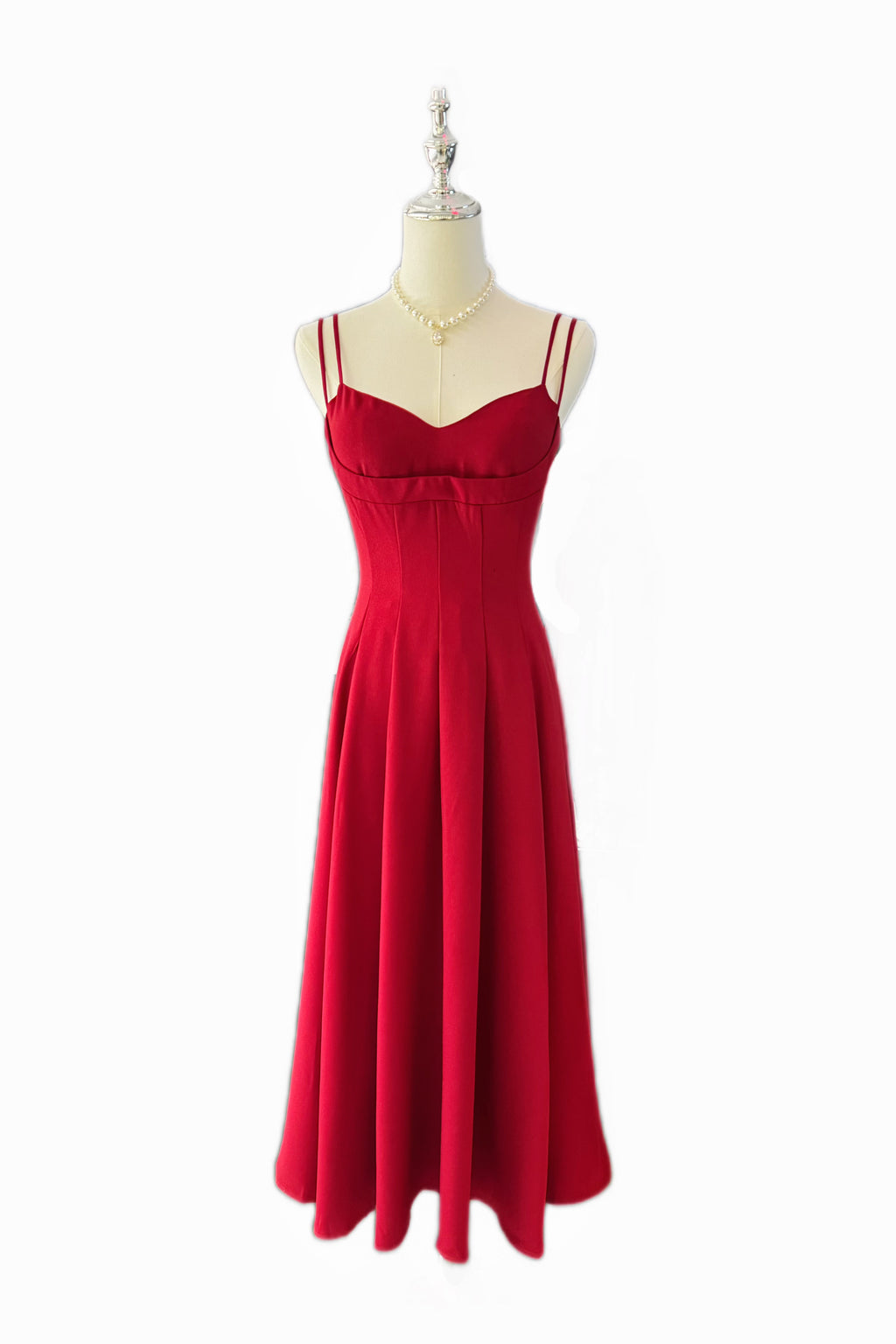 Q25 Double-Strap Midi Dress