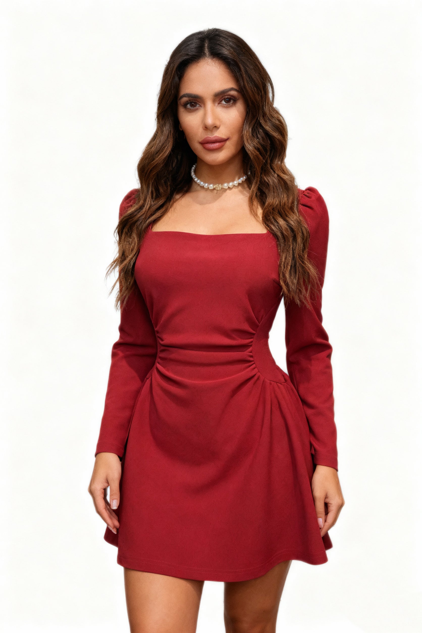 Q25 Long-Sleeve Princess Mini Dress