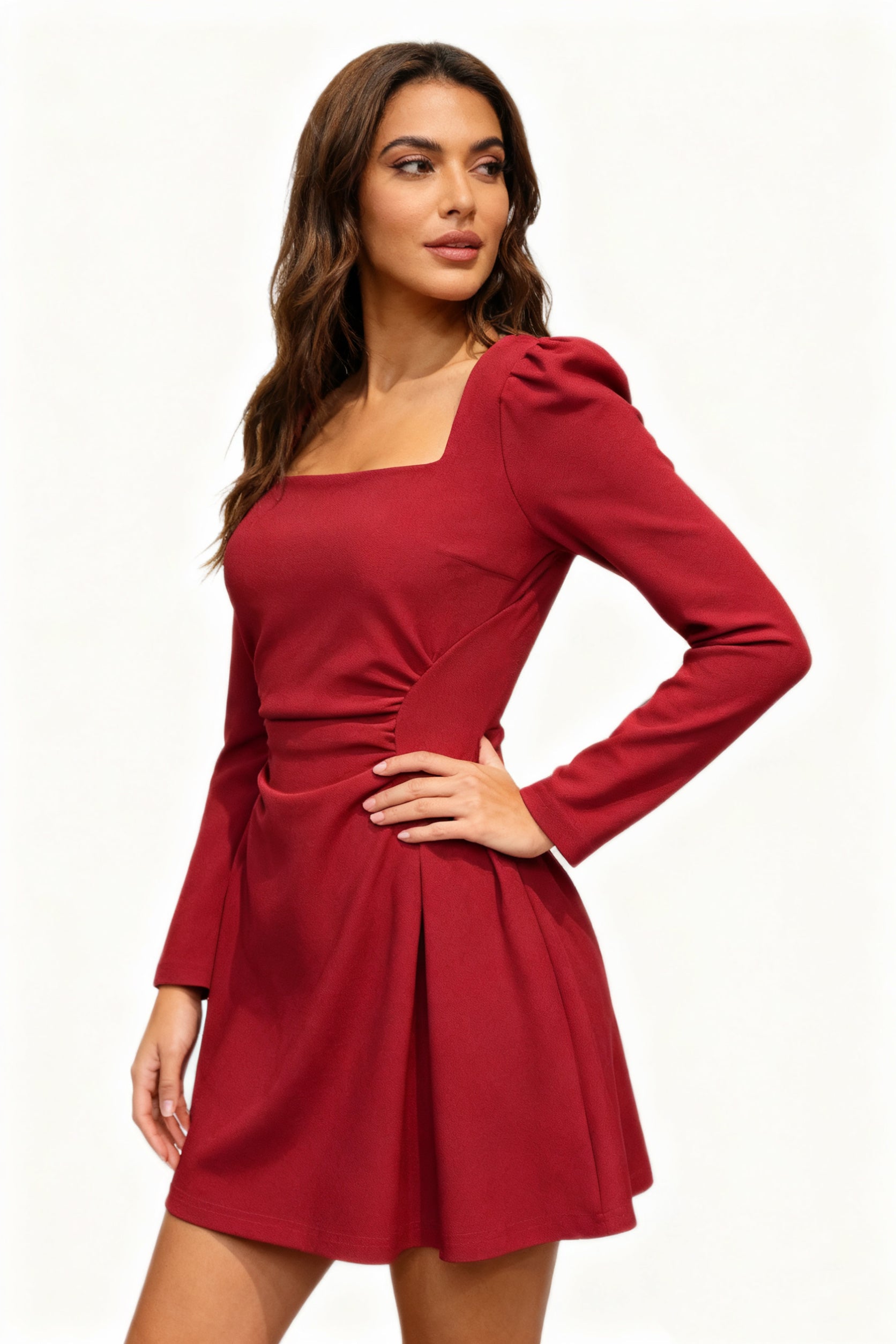 Q25 Long-Sleeve Princess Mini Dress