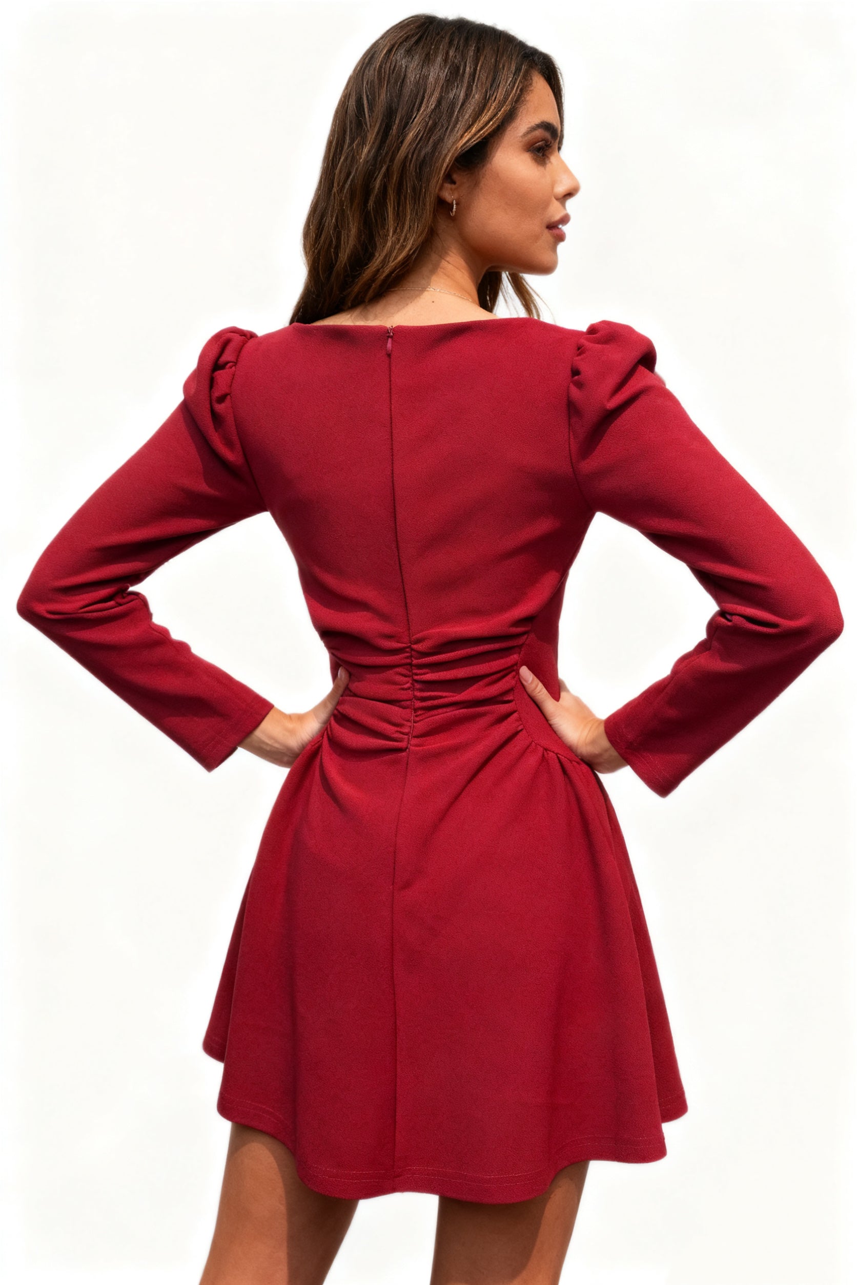 Q25 Long-Sleeve Princess Mini Dress