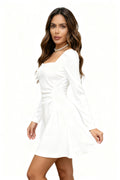 Q25 Long-Sleeve Princess Mini Dress
