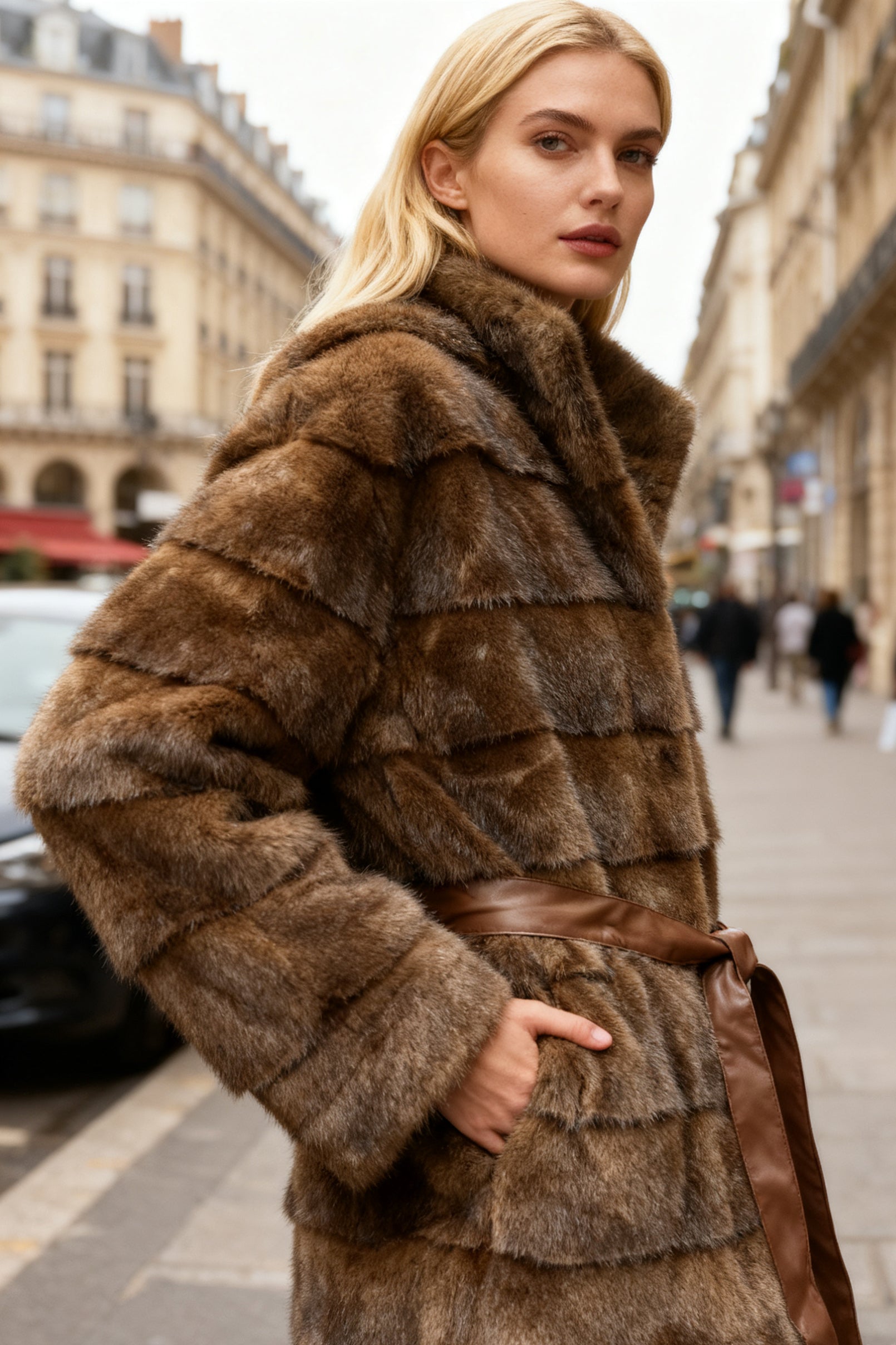 Q25 Vegan Fur Luxe Coat