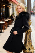 Q25 Handmade Cashmere Belted Long Coat