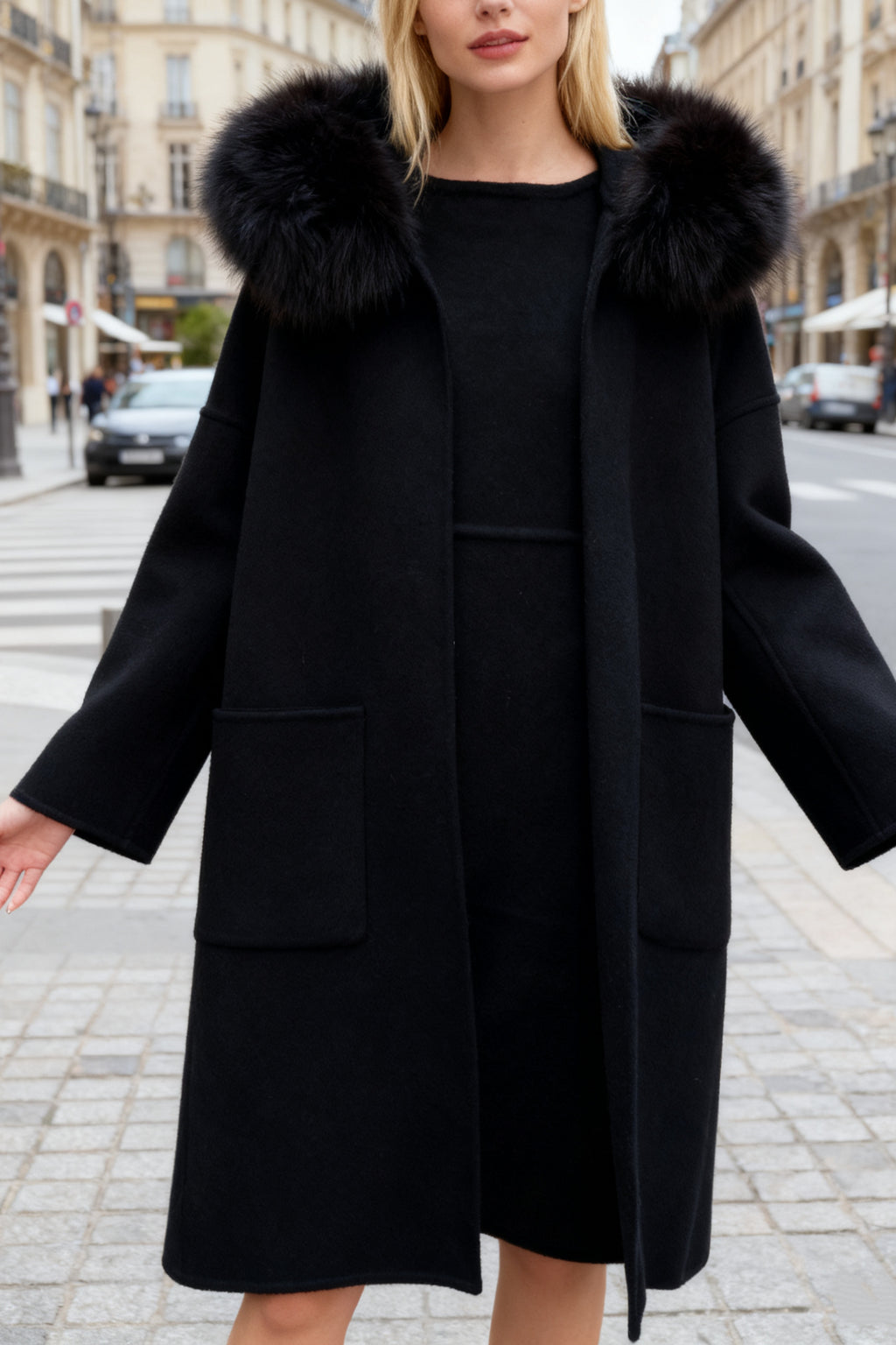 Q25 Handmade Cashmere Belted Long Coat