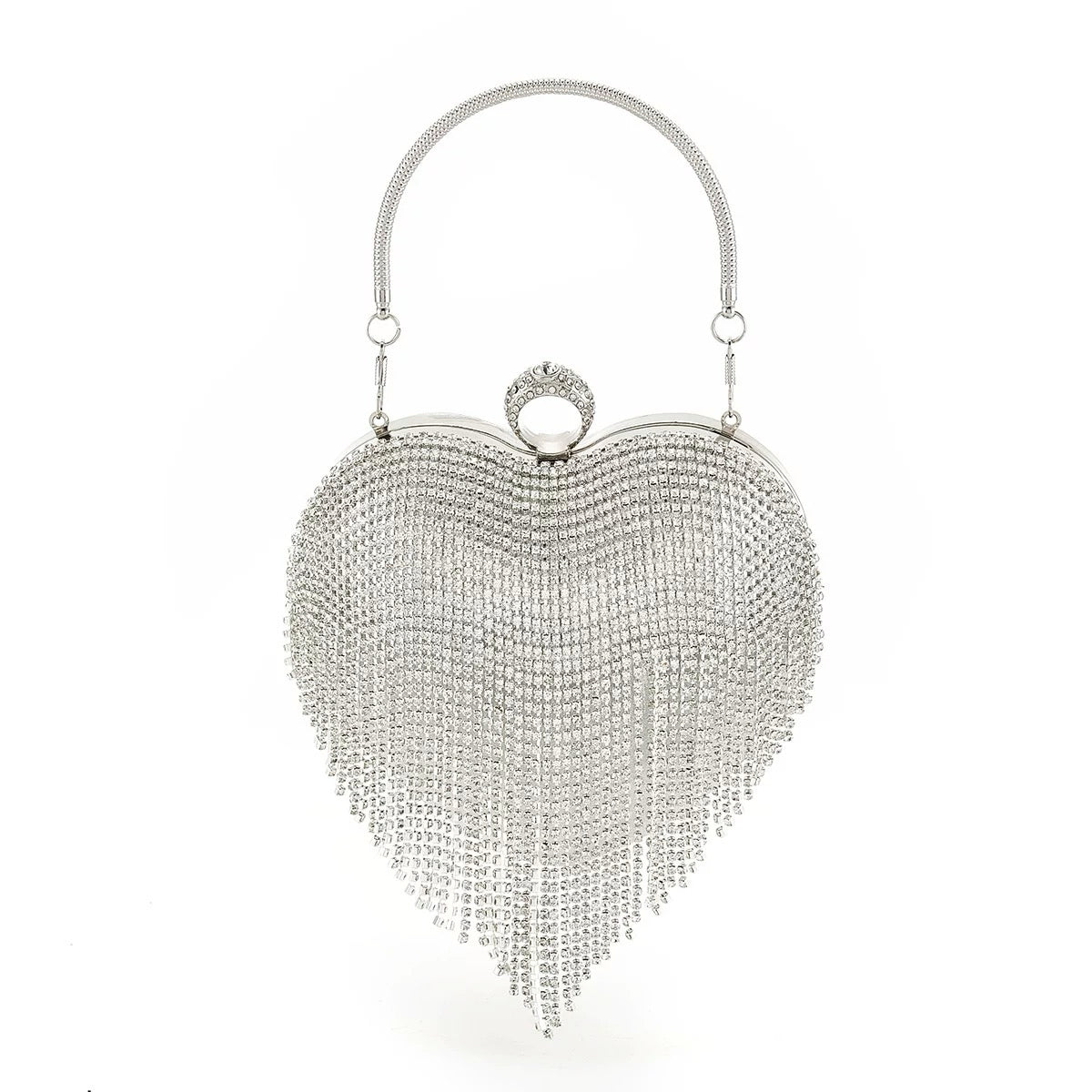 Heart-Shaped Evening Clutch