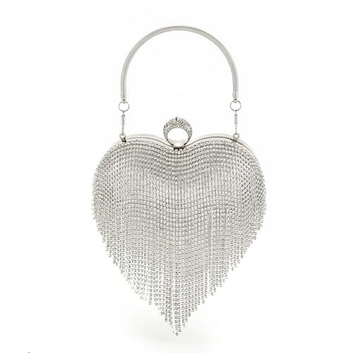 Heart-Shaped Evening Clutch