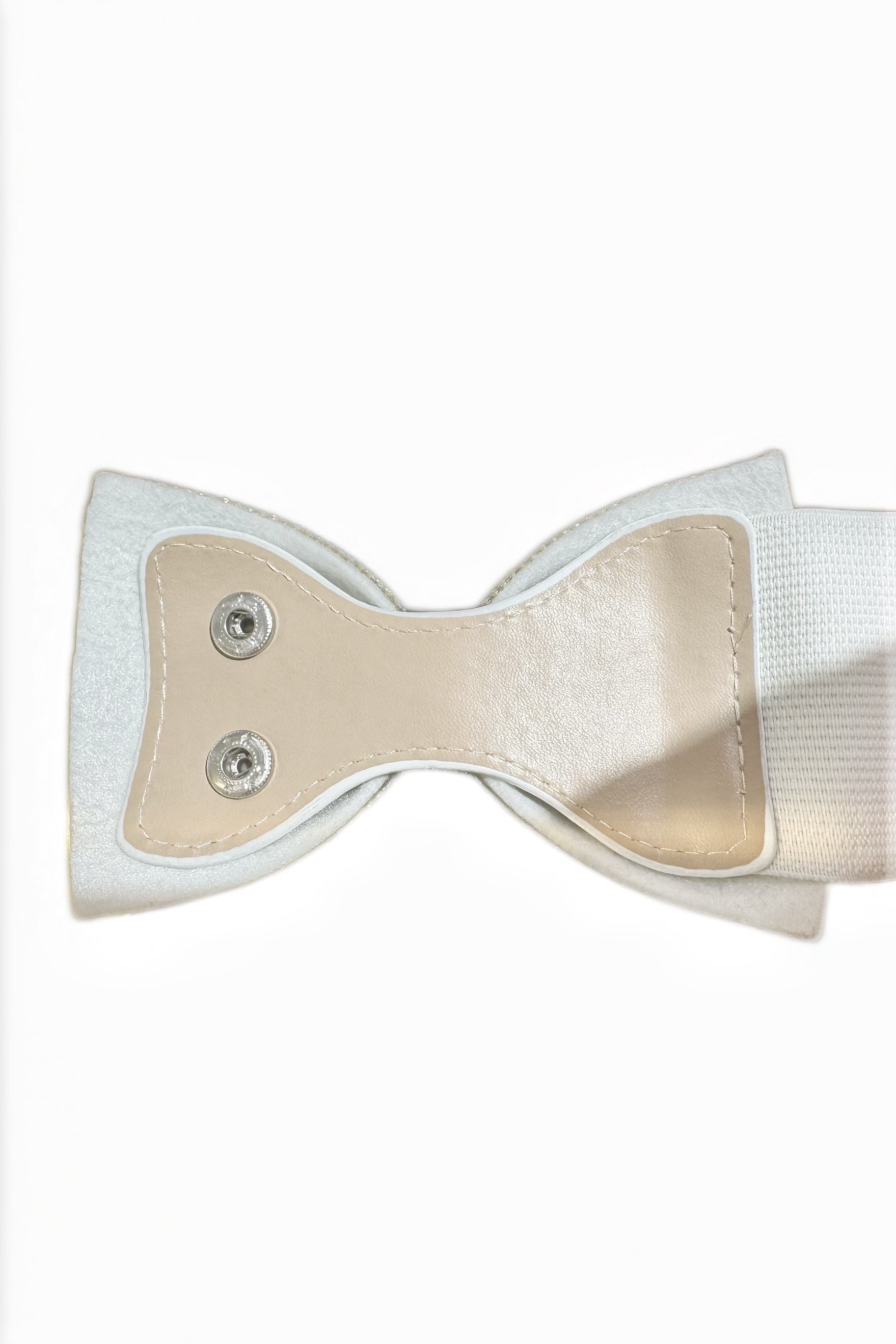 Rhinestone Bow Stretch Belt